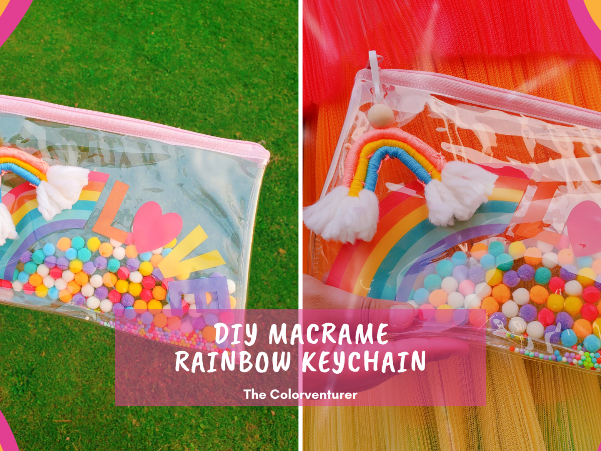 Bring Some Color Into Your Life With This DIY Macrame Rainbow&nbsp;Keychain
